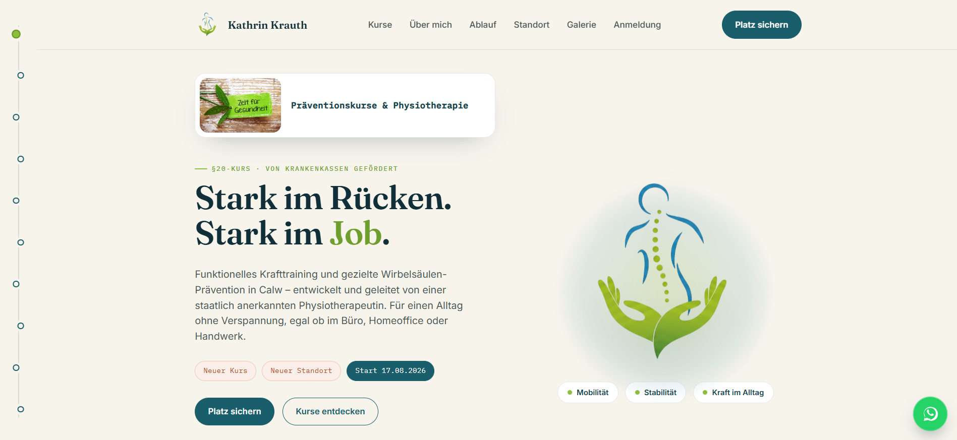 Praxis-Website mit eigenem Redaktionssystem